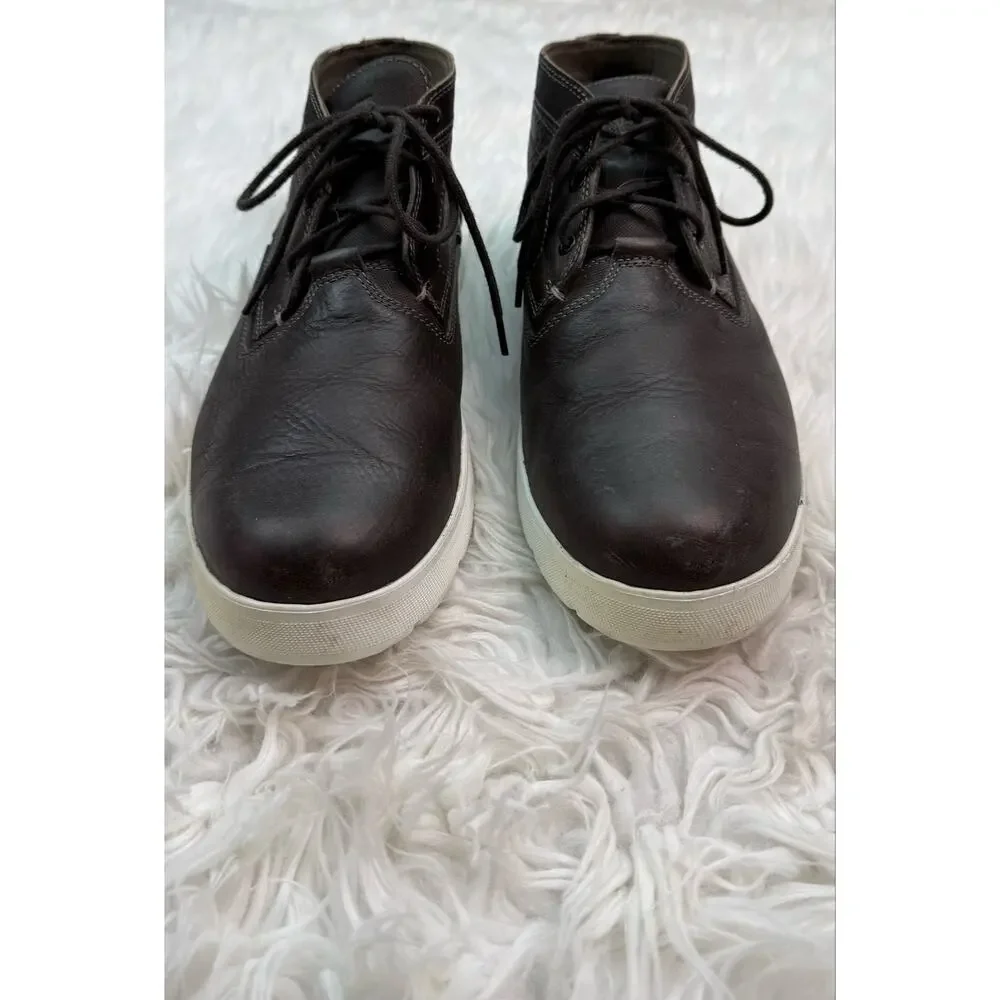 Red Wing Soft Toe Leather Chukka Boots 8715 Extralight Soles Gray Size 10.5